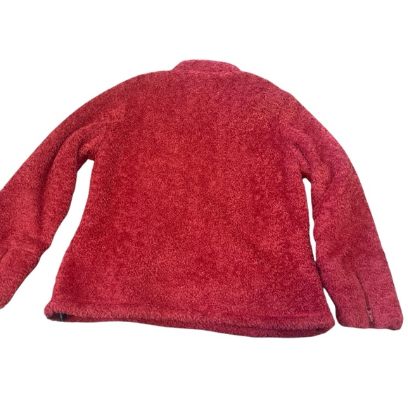 Cozy Red Quarter-Zip Fleece Pullover - Picture 7 of 8